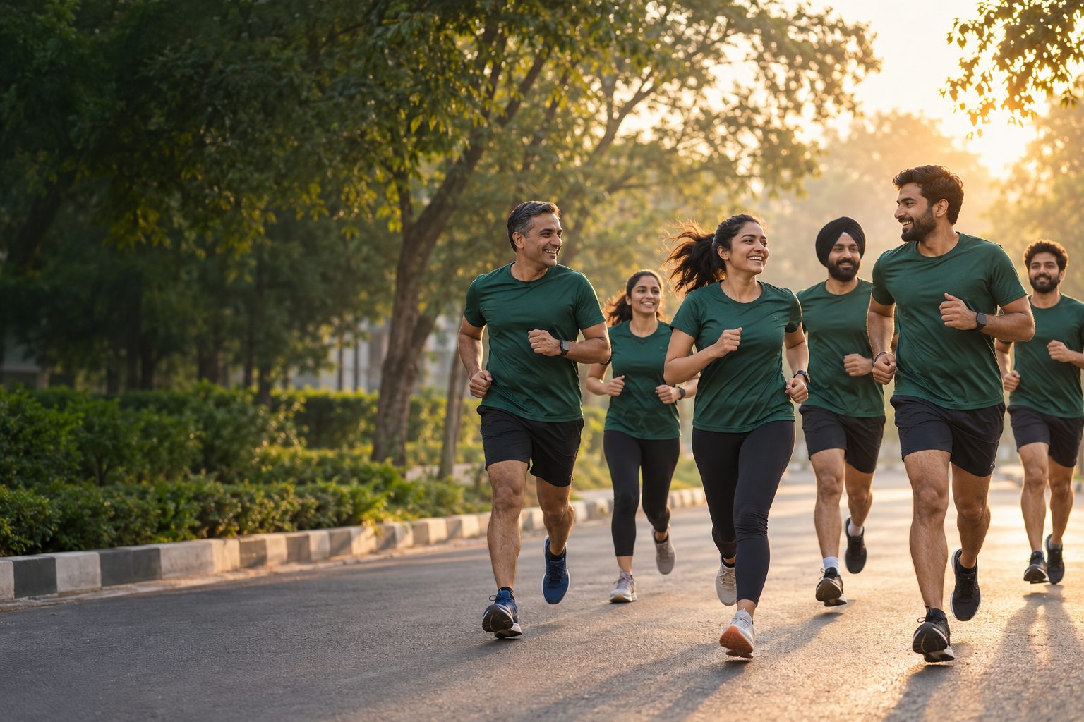 Promotional illustration for Run for Life 2026; not a past event photograph